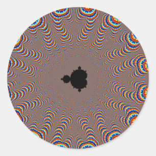 Fractal Central - Fractal Art Classic Round Sticker