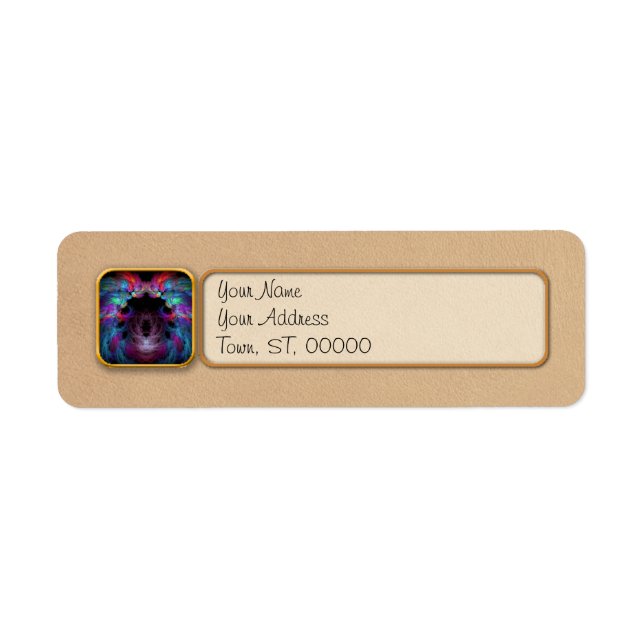 Fractal - Christ - Angels Wings Label (Front)