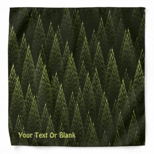 Fractal Conifer Forest Bandana