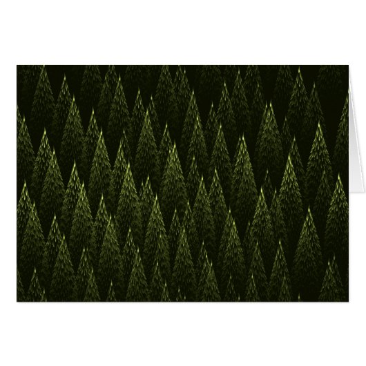 Fractal Conifer Forest Cards (Front Horizontal)