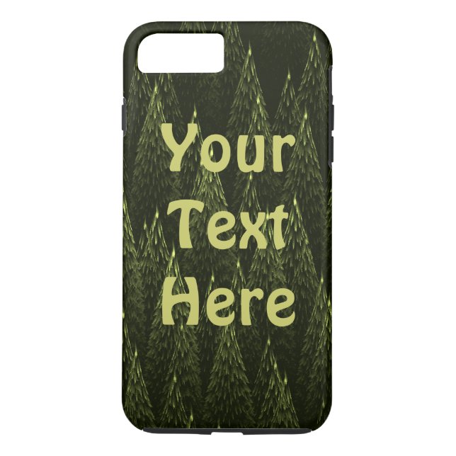 Fractal Conifer Forest Case-Mate iPhone Case (Back)