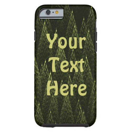 Fractal Conifer Forest Tough iPhone 6 Case