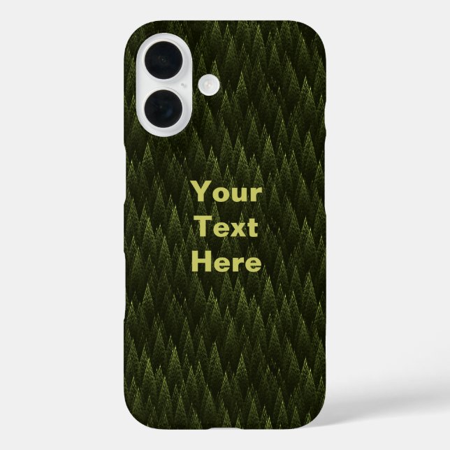 Fractal Conifer Forest  Case-Mate iPhone Case (Back)