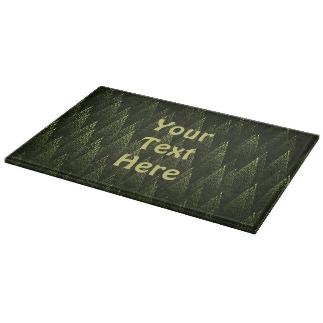 Fractal Conifer Forest Cutting Board (Corner)