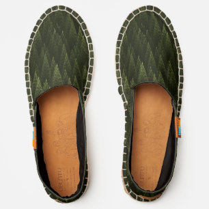 Fractal Conifer Forest Espadrilles