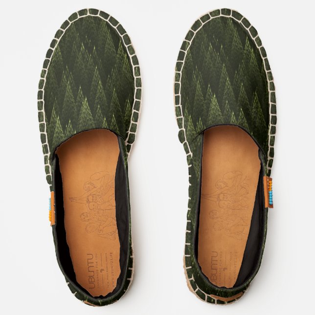 Fractal Conifer Forest Espadrilles (Front)