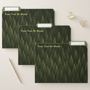 Fractal Conifer Forest File Folder