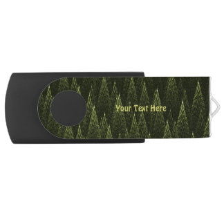 Fractal Conifer Forest Flash Drive