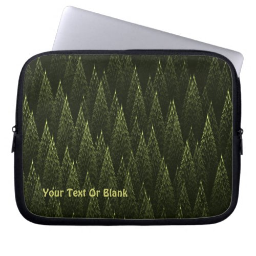 Fractal Conifer Forest Laptop Sleeve