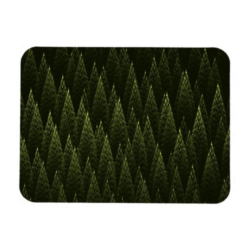 Fractal Conifer Forest Magnet