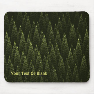 Fractal Conifer Forest Mouse Pad