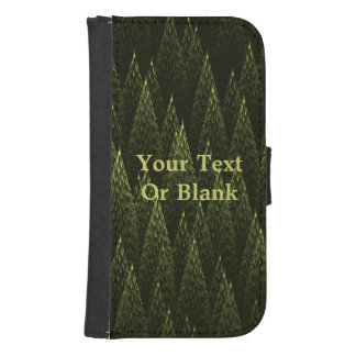 Fractal Conifer Forest Phone Wallet