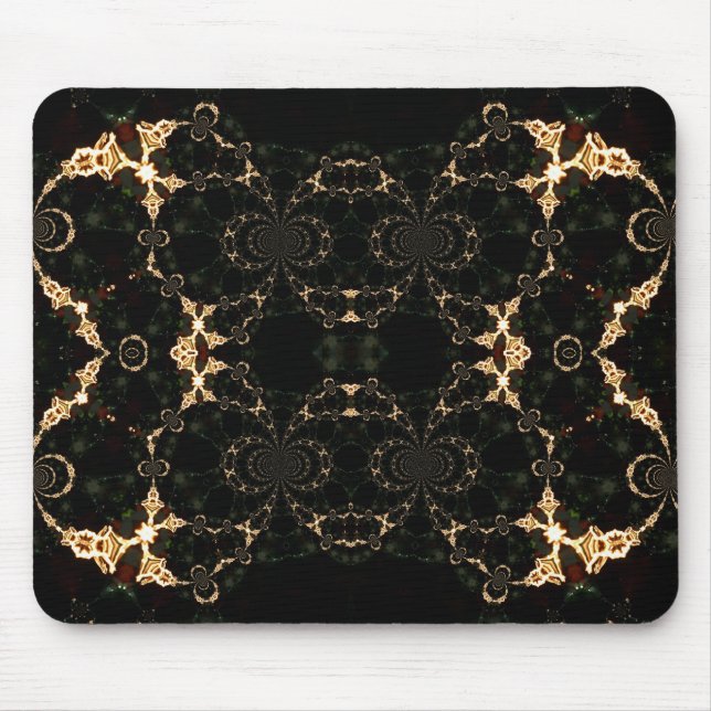 Fractal Cosmic Psychedeli Geometry Mousepad (Front)