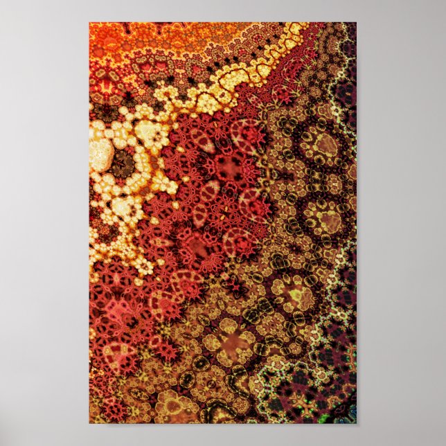 Fractal Crochet Pattern Poster (Front)