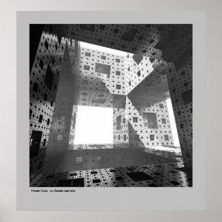 Fractal Cube Poster