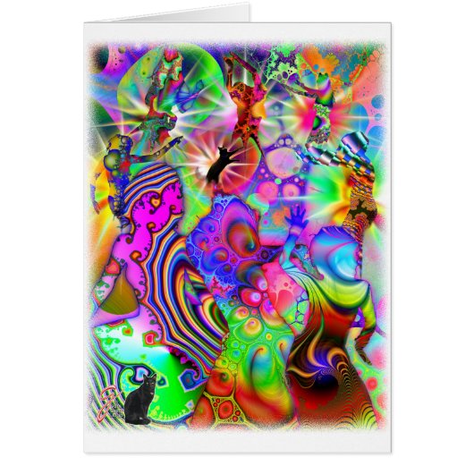 Fractal Dance Cards (Front)