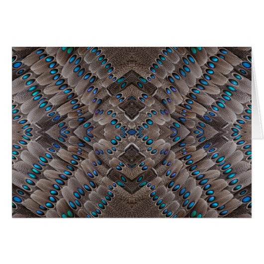Fractal Design Pheasant Feather Cards (Front Horizontal)