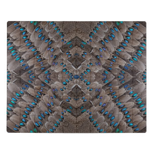 Fractal Design Pheasant Feather Jigsaw Puzzle