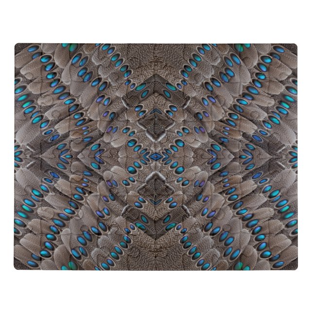 Fractal Design Pheasant Feather Jigsaw Puzzle (Puzzle Horizontal)