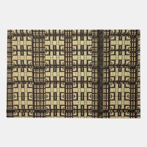 Fractal designer Door Mat_abstract motif D001 Doormat