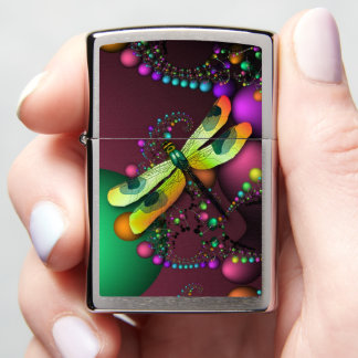 Fractal Dragonfly  Zippo Lighter
