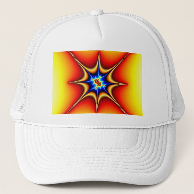 Fractal Emblem - Fractal Art Trucker Hat (Front)