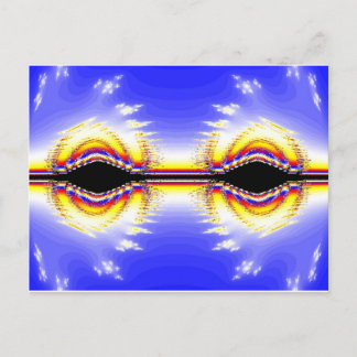 Fractal Eyes Postcard