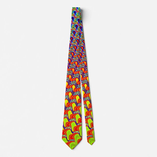 Fractal Facets Neck Tie (Front)