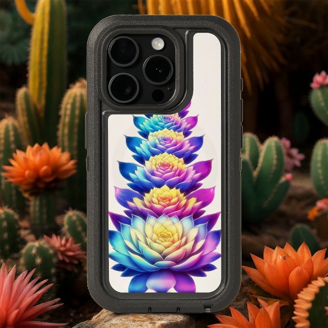 Fractal Fairytale Succulents iPhone 15 Pro Case (Creator Uploaded)