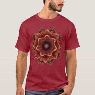 Fractal fancy red ornament T-Shirt
