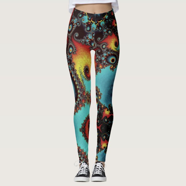 Fractal fantasy leggings (Front)