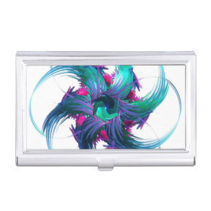 Fractal Fantasy Swirls  Business Card Case