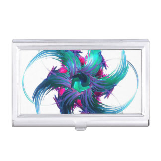 Fractal Fantasy Swirls  Business Card Case