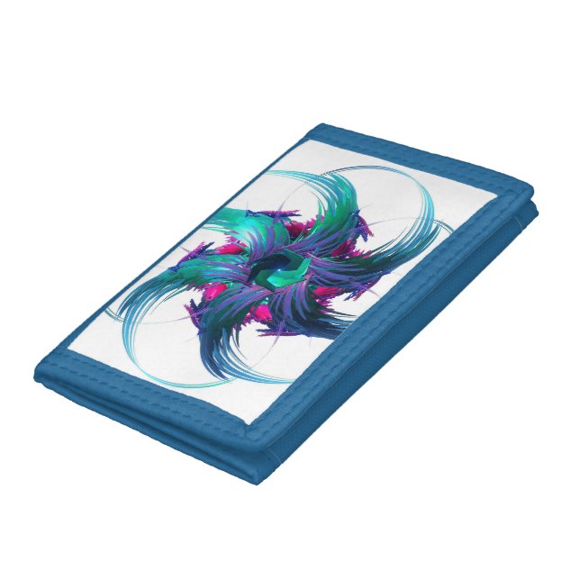 Fractal Fantasy Swirls  Trifold Wallet (Bottom)
