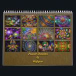 Fractal Favorites Medium Calendar<br><div class="desc">A year long calendar containing some of Wolfepaw's most favorited and purchased fractals over the 14.5 years she has been creating them.</div>