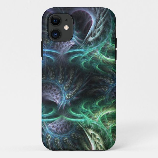 Fractal Feathers iPhone 5 custom phone case (Back)