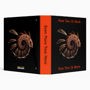 Fractal Firebird 3 Ring Binder