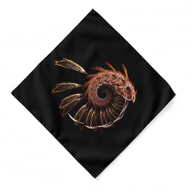 Fractal Firebird Bandana (Front)