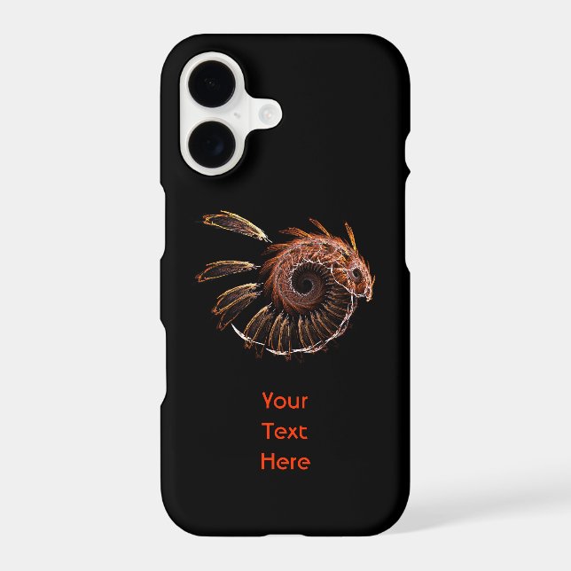 Fractal Firebird Case-Mate iPhone Case (Back)