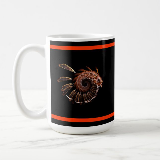 Fractal Firebird Coffee Mug (Left)