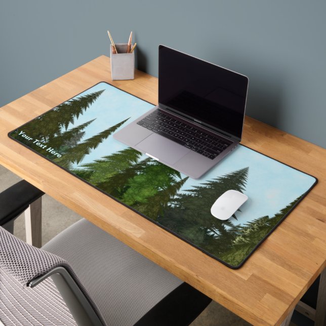 Fractal Firs Desk Mat (Office 2)