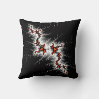 Fractal Fissure Throw Pillow