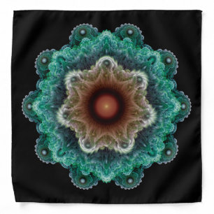 Fractal flamboyant ornament bandana