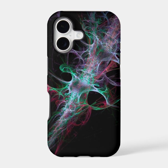 Fractal Flame 5 Iphone Case (Back)