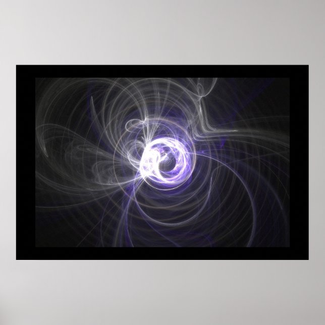 Fractal Flame : Circles of light Poster (Front)