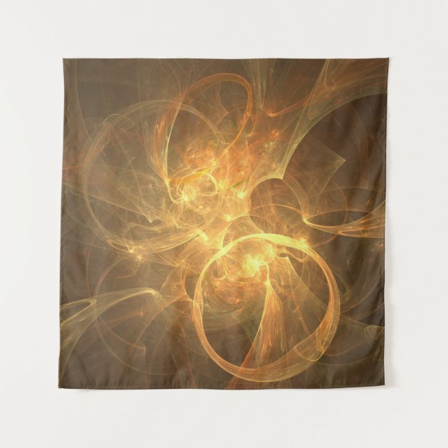 Fractal flame space energy fantasy tapestry (Front)