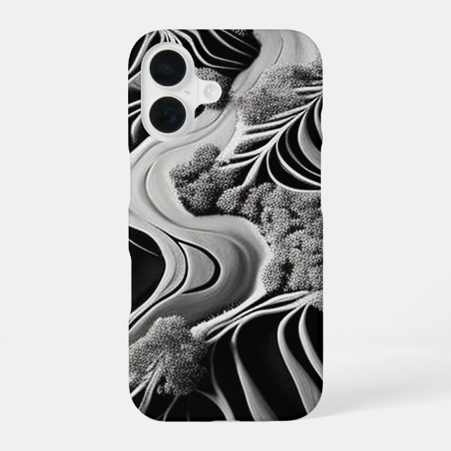 Fractal Flow Iphone Case (Back)