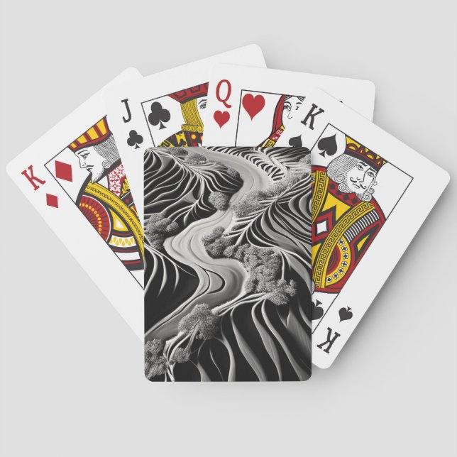 Fractal Flow Poker Cards (Back)