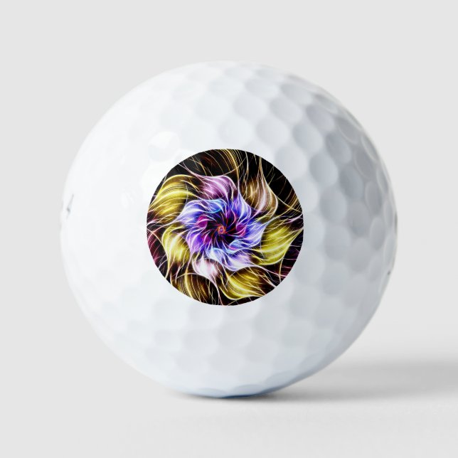 fractal flower golf balls (Front)
