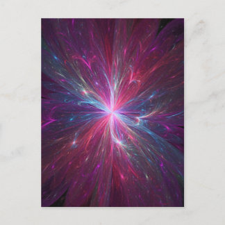 Fractal Flower Postcard